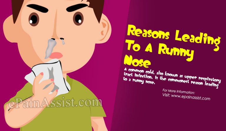 Reasons Leading To A Runny Nose