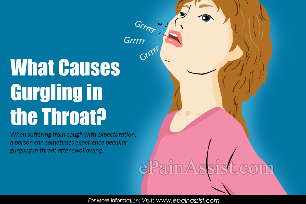 What Causes Gurgling in the Throat?