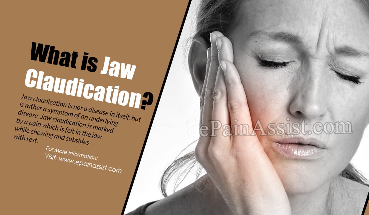 What is Jaw Claudication?