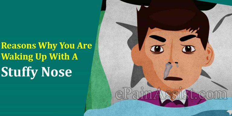 Reasons Why You Are Waking Up With A Stuffy Nose?