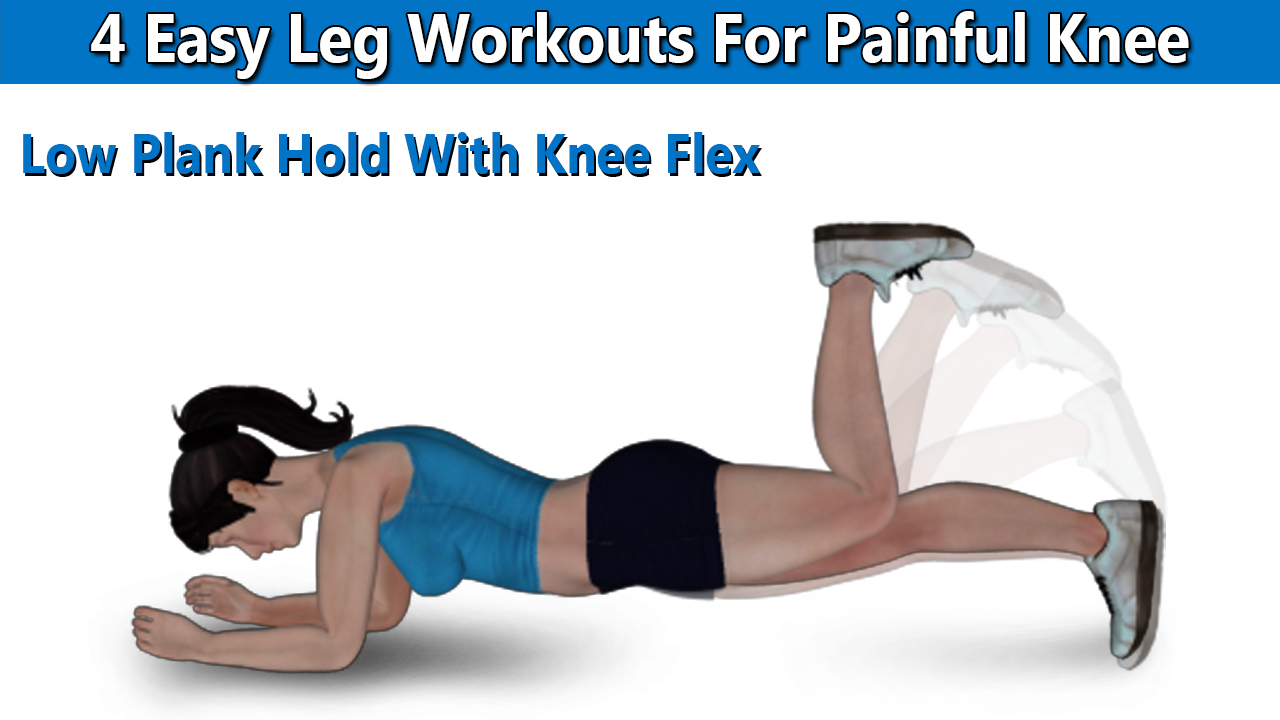 Low Plank Hold With Knee Flex