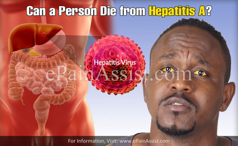 Can a Person Die From Hepatitis A?