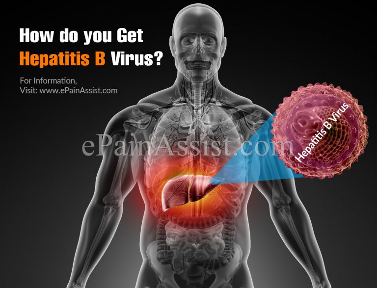 How Do You Get Hepatitis B Virus?