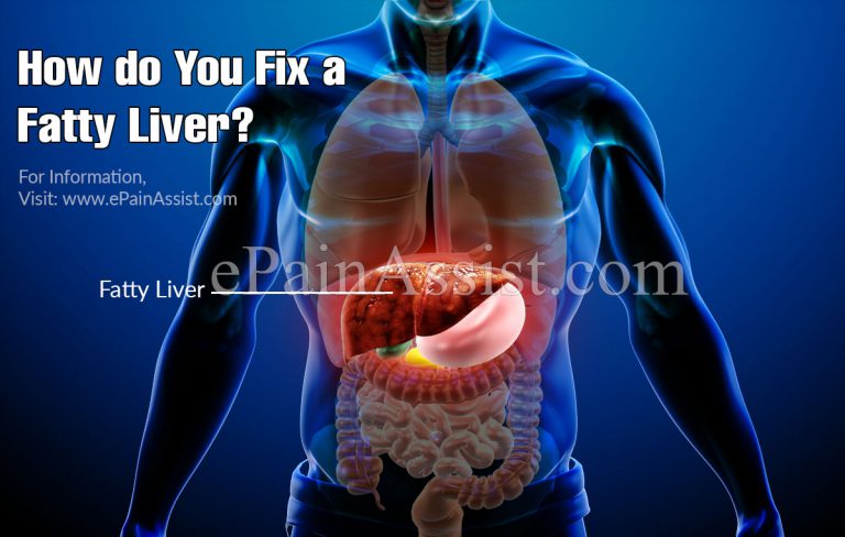 How Do You Fix A Fatty Liver?