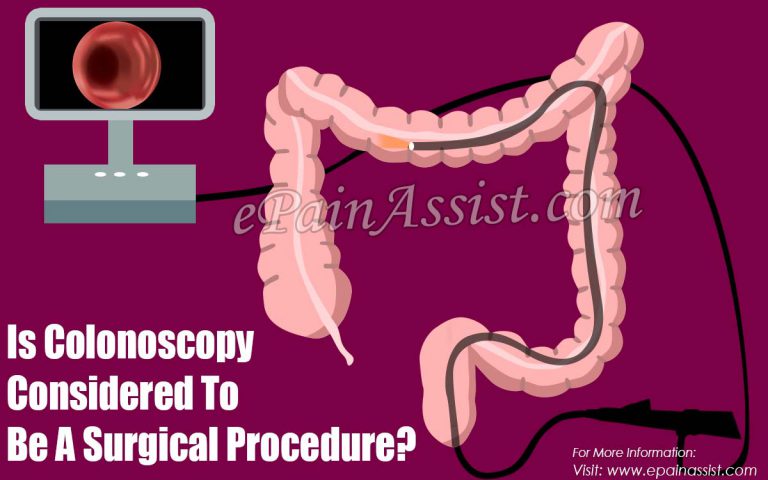 Is Colonoscopy Considered To Be A Surgical Procedure?