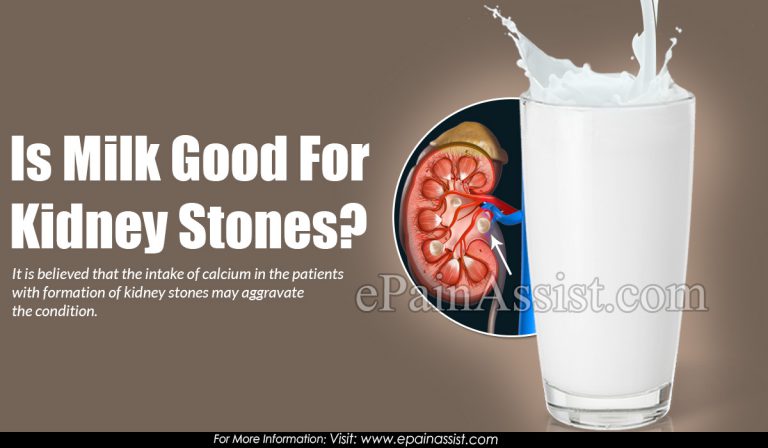 Is Milk Good For Kidney Stones?