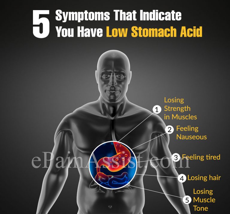 5 Symptoms That Indicate You Have Low Stomach Acid