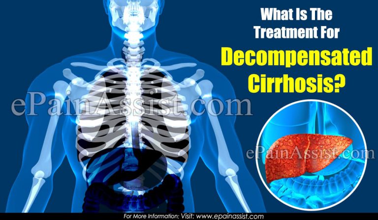 What Is The Treatment For Decompensated Cirrhosis?