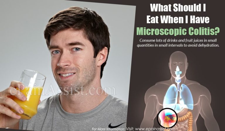 What Should I Eat When I Have Microscopic Colitis?