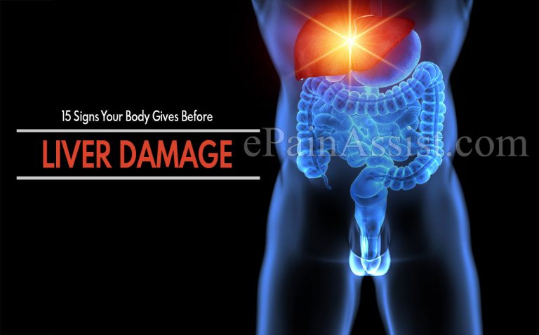 15 Signs Your Body Gives Before Liver Damage