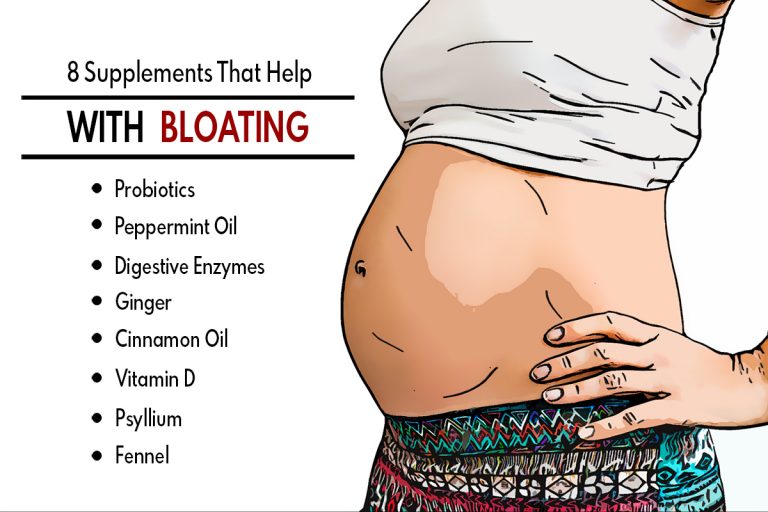 8 Supplements That Help With Bloating