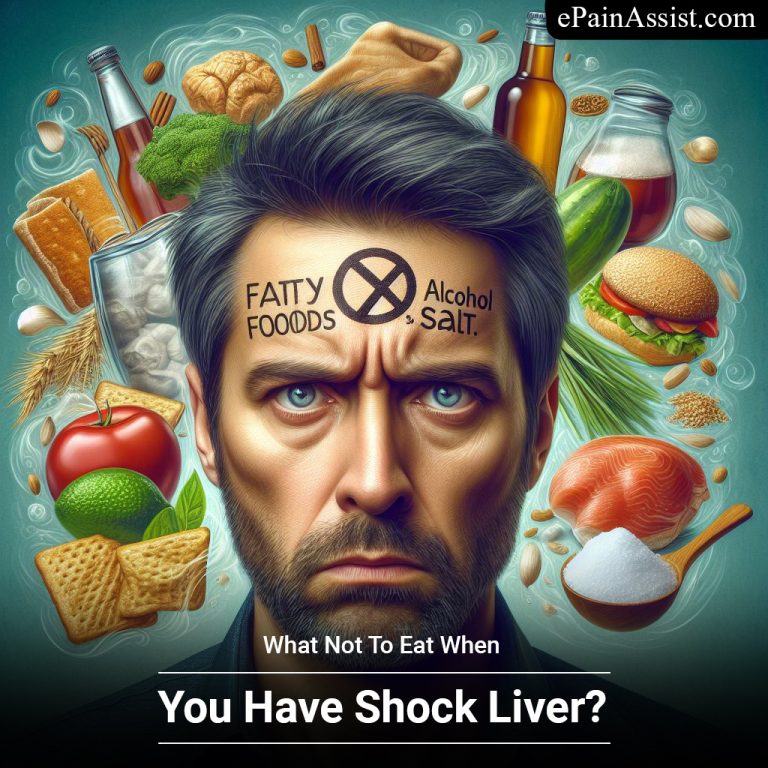 What Not To Eat When You Have Shock Liver?
