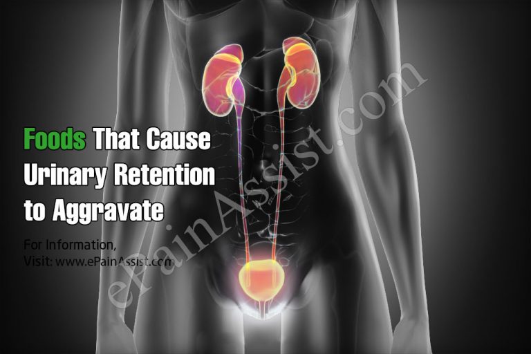 Foods That Cause Urinary Retention to Aggravate