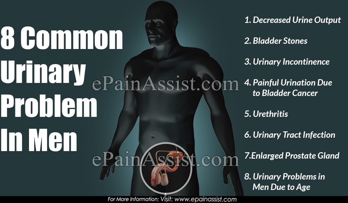 8 Common Urinary Problem In Men