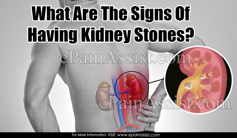 What Are The First Signs Of Kidney Stones?