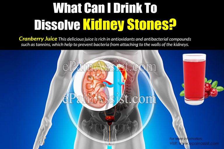 What Can I Drink To Dissolve Kidney Stones?
