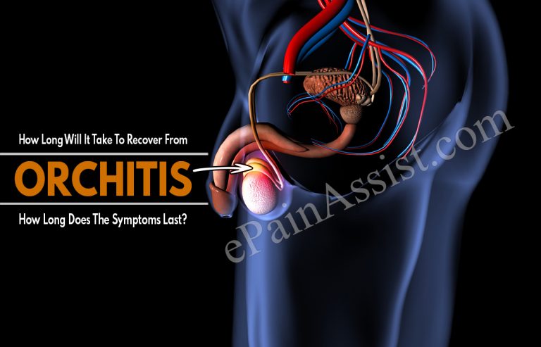 How Long Will It Take To Recover/Heal From Orchitis & How Long Does The Symptoms Last?