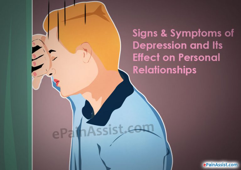 Signs & Symptoms of Depression and Its Effect on Personal Relationships