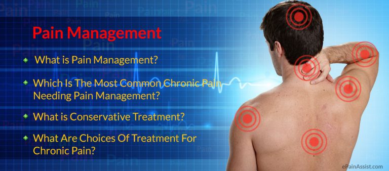 Q and A on Pain Management: Need for Pain Management, Treatment- Medications, PT, Surgery