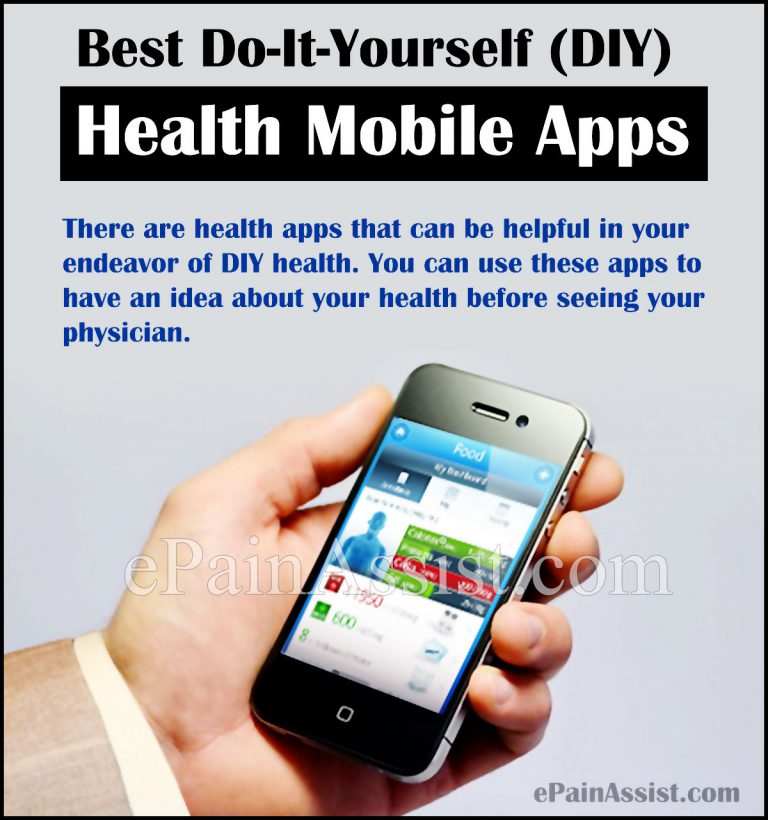 Best Do-It-Yourself (DIY) Health Mobile Apps