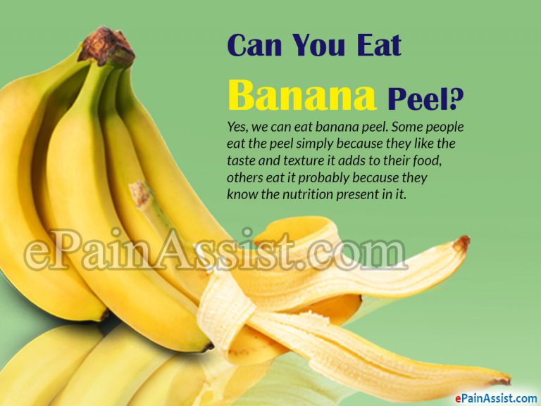 Can You Eat Banana Peel?