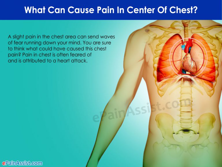 What Can Cause Pain In Center Of Chest?
