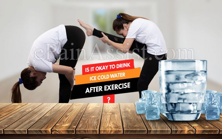 Is It Okay To Drink Ice Cold Water After Exercise?
