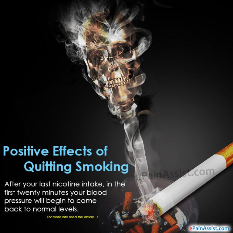 Positive Effects of Quitting Smoking!