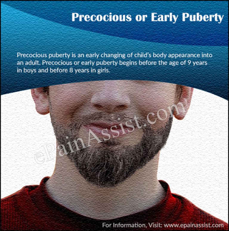 Precocious or Early Puberty : Causes, Symptoms, Treatment, Prevention