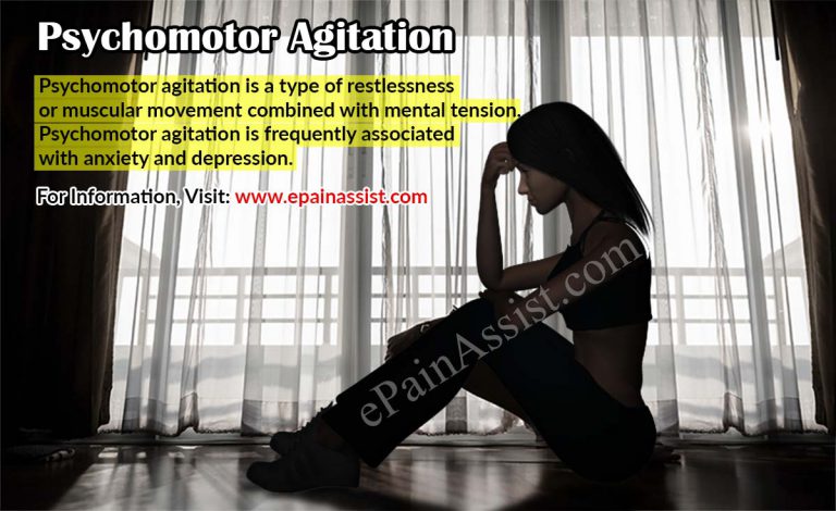 Psychomotor Agitation and/or Psychomotor Retardation: Causes, Symptoms,Treatment, Psychotherapy