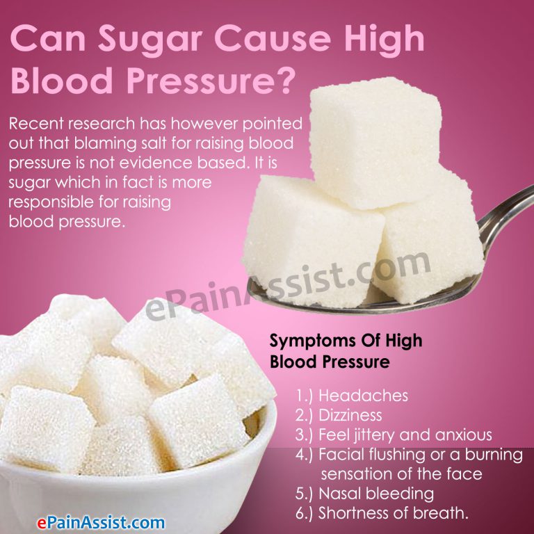 Can Sugar Cause High Blood Pressure?