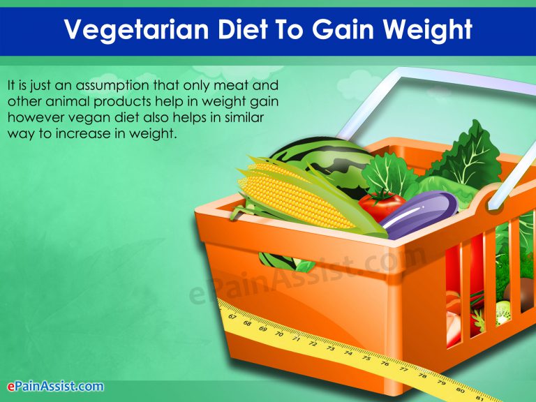 Vegetarian Diet To Gain Weight