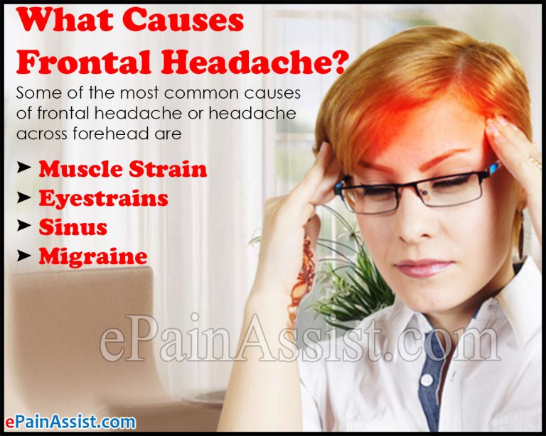 Frontal Headache or Headache Across Forehead: Causes, Symptoms, Treatment