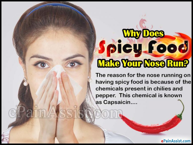 Why Does Spicy Food Make Your Nose Run?