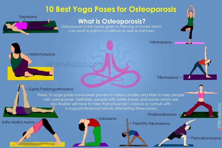 10 Best Yoga Poses for Osteoporosis – Tree, Triangle, Warrior, Camel, Corpse
