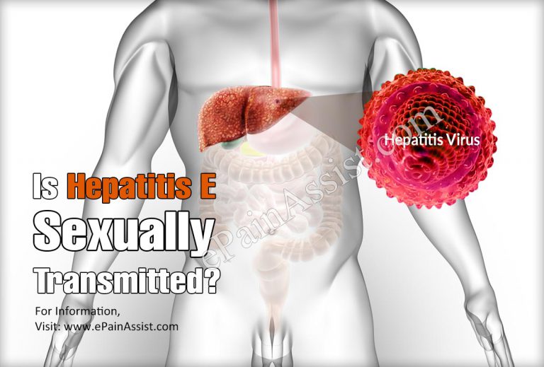 Is Hepatitis E Sexually Transmitted?