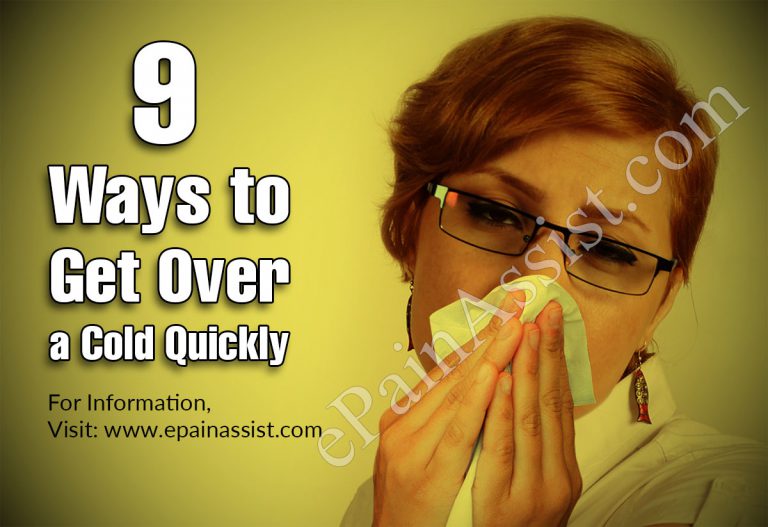 9 Ways to Get Over a Cold Quickly