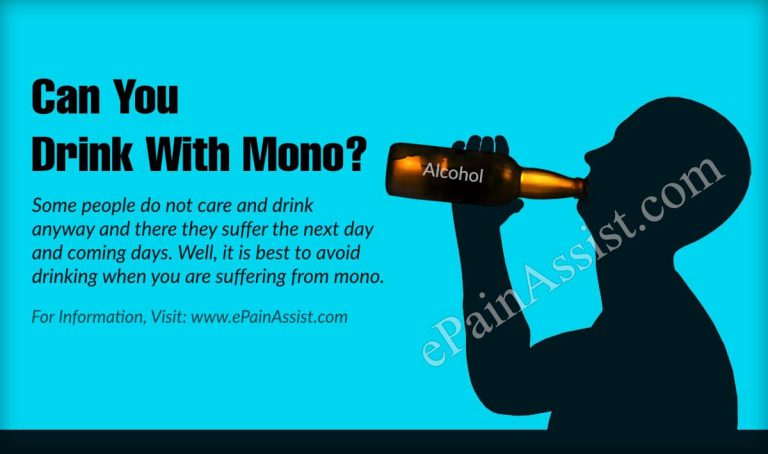 Can You Drink With Mono?
