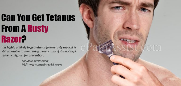 Can You Get Tetanus From A Rusty Razor?