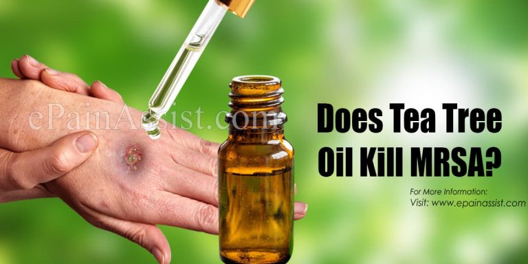 Does Tea Tree Oil Kill MRSA?