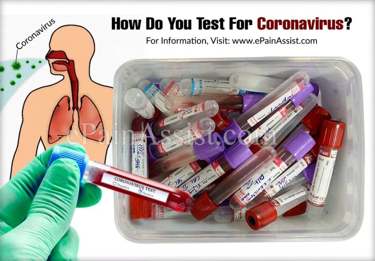How Do You Test For Coronavirus?