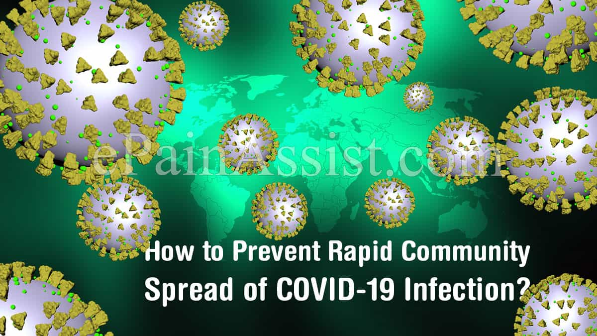 How to Prevent Rapid Community Spread of COVID-19 Infection?