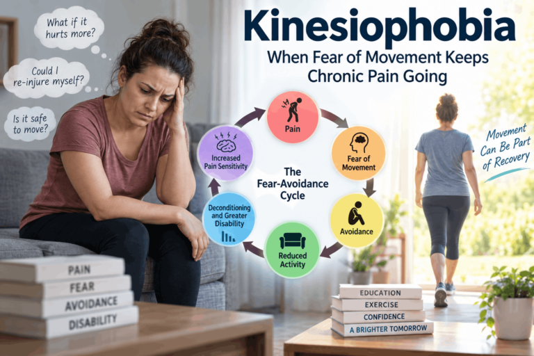 When Pain Makes Movement Feel Dangerous: Kinesiophobia and the Cycle of Chronic Pain