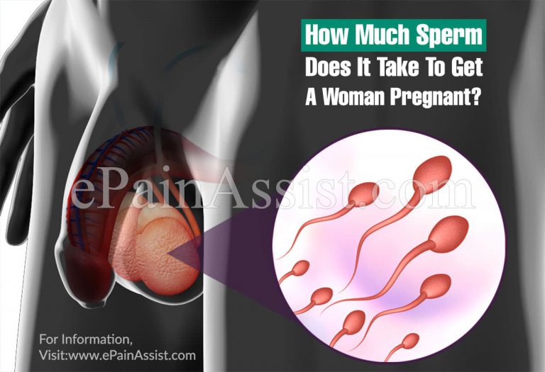 How Much Sperm Does It Take To Get A Woman Pregnant?