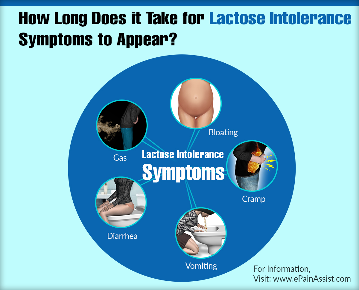 How Long Does It Take For Lactose Intolerance Symptoms To Appear