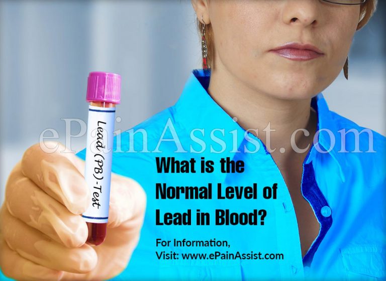 What Is The Normal Level Of Lead In Blood?