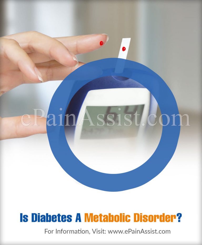 Is Diabetes A Metabolic Disorder?