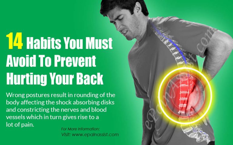 14 Habits You Must Avoid To Prevent Hurting Your Back