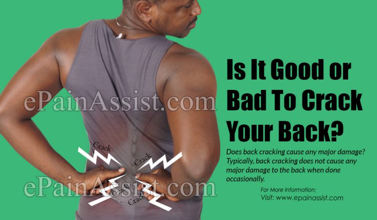 Is It Good or Bad To Crack Your Back?