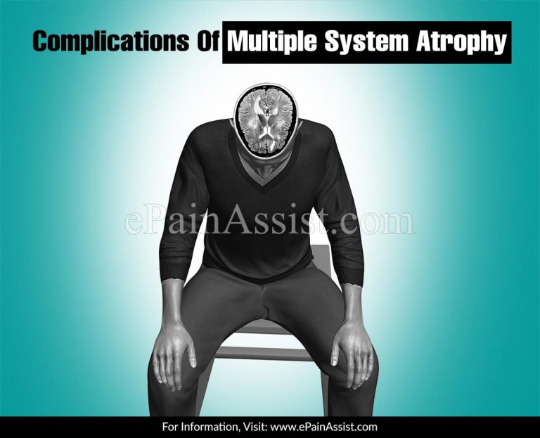 Complications Of Multiple System Atrophy
